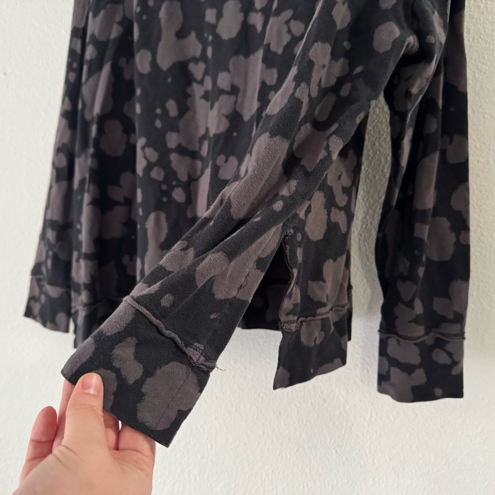 Acid Wash Bleach Dye Oversized Lightweight Sweatshirt XL Rachel Hollis Indie - Picture 4 of 13